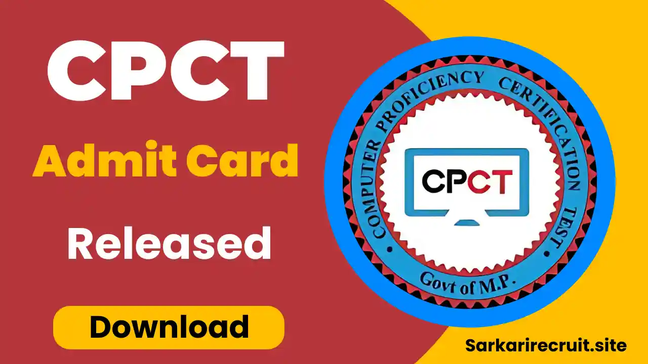 CPCT Admit Card 2025