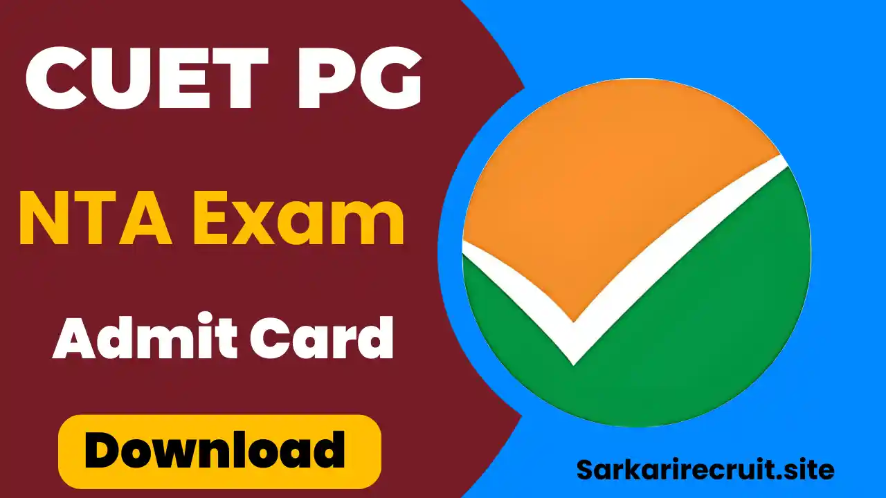 CUET PG Admit Card 2025