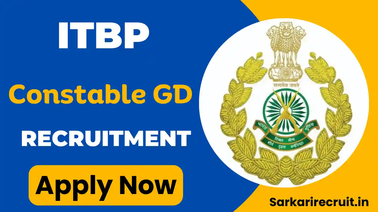 ITBP Constable GD Sports Quota Recruitment 2025